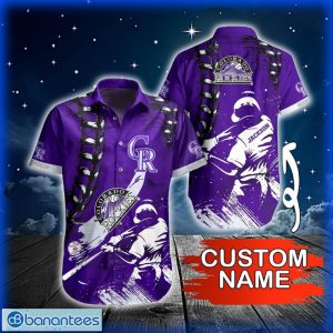 Custom Name 2024 MLB Colorado Rockies Hawaiian Shirt Summer Symphony For Fans Product Photo 1