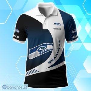 Seattle Seahawks Polo Shirt Custom Name Sport 3D Clothings For Fans Product Photo 2