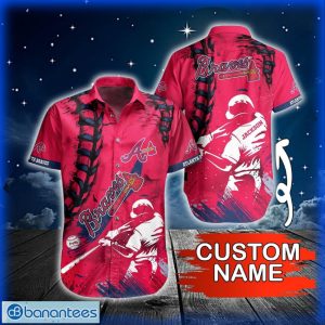Custom Name 2024 MLB Atlanta Braves Hawaiian Shirt Summer Symphony For Fans Product Photo 1