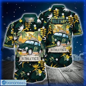MLB Oakland Athletics Hawaiian Shirt Car And Summer Heatwave Shirt For Fans Product Photo 1