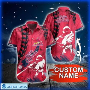 Custom Name 2024 MLB St. Louis Cardinals Hawaiian Shirt Summer Symphony For Fans Product Photo 1
