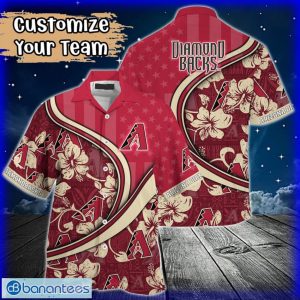Custom Name or Team Name MLB Arizona Diamondbacks Hawaiian Shirt 2024 Product Photo 1