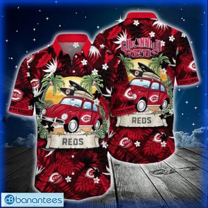 MLB Cincinnati Reds Hawaiian Shirt Car And Summer Heatwave Shirt For Fans Product Photo 1