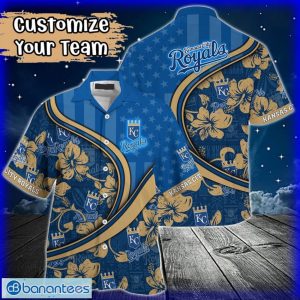 Custom Name or Team Name MLB Kansas City Royals Hawaiian Shirt 2024 Product Photo 1