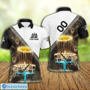 Custom Name And Number Amazing Round Light AOP Print Golf Shirt Polo Shirt Product Photo 1