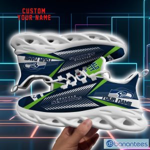 Seattle Seahawks NFL Personalized Shoes Max Soul Sneakers New Sport Gift Product Photo 2