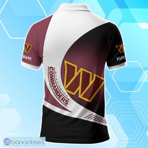 Washington Commanders Polo Shirt Custom Name Sport 3D Clothings For Fans Product Photo 3