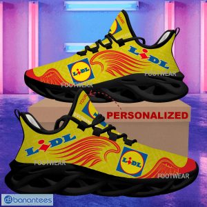 Lidl Brand Logo New Wings Pattern Max Soul Shoes Custom Name Gift Running Sneakers - lidl Brand Logo New Wings Pattern Max Soul Shoes Custom Name Photo 2