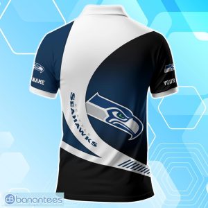 Seattle Seahawks Polo Shirt Custom Name Sport 3D Clothings For Fans Product Photo 3