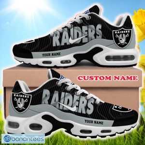 Custom Name Las Vegas Raiders NFL Air Cushion Sports Shoes Premium New Sneakers For Men Women Gift - Las Vegas Raiders NFL Teams Personalized Air Cushion Shoes_2