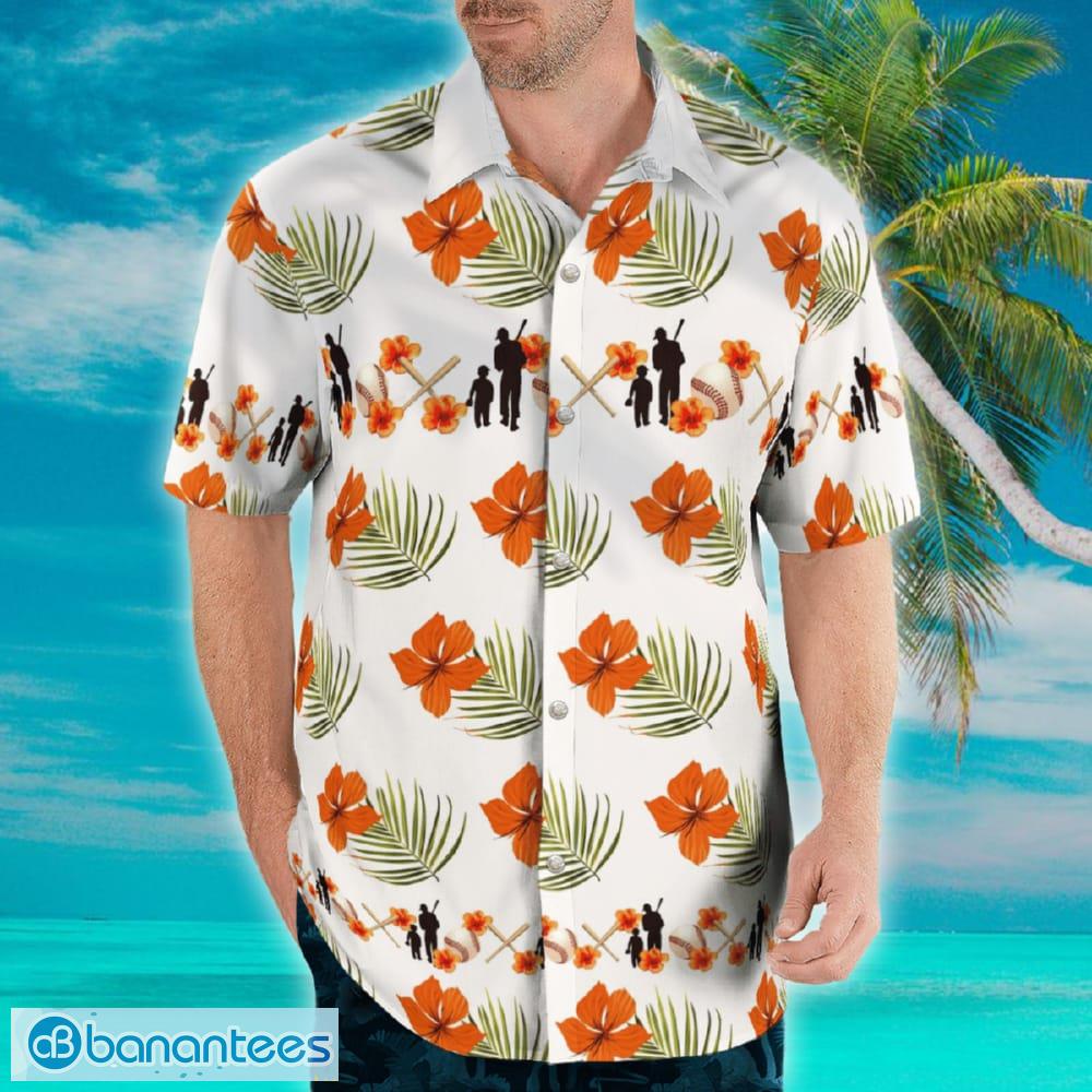 Baseball Father and Son Hawaiian Shirt Surf Gift Beach - Banantees