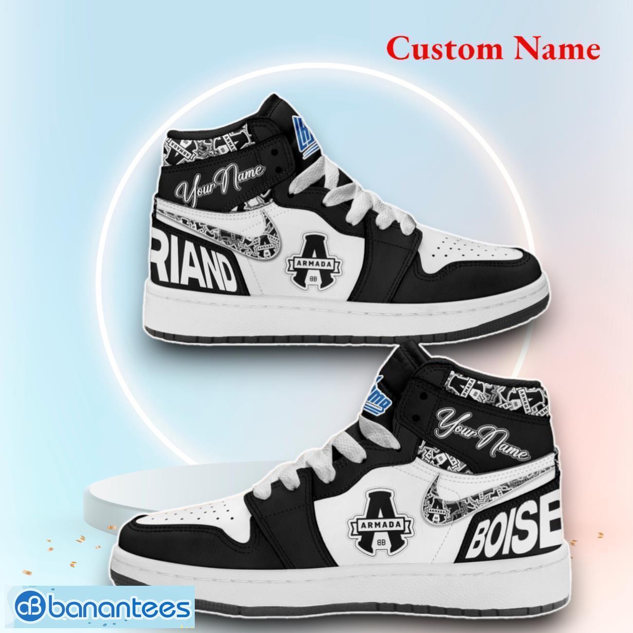 Blainville Boisbriand Armada Custom Name Air Jordan High Top Shoes