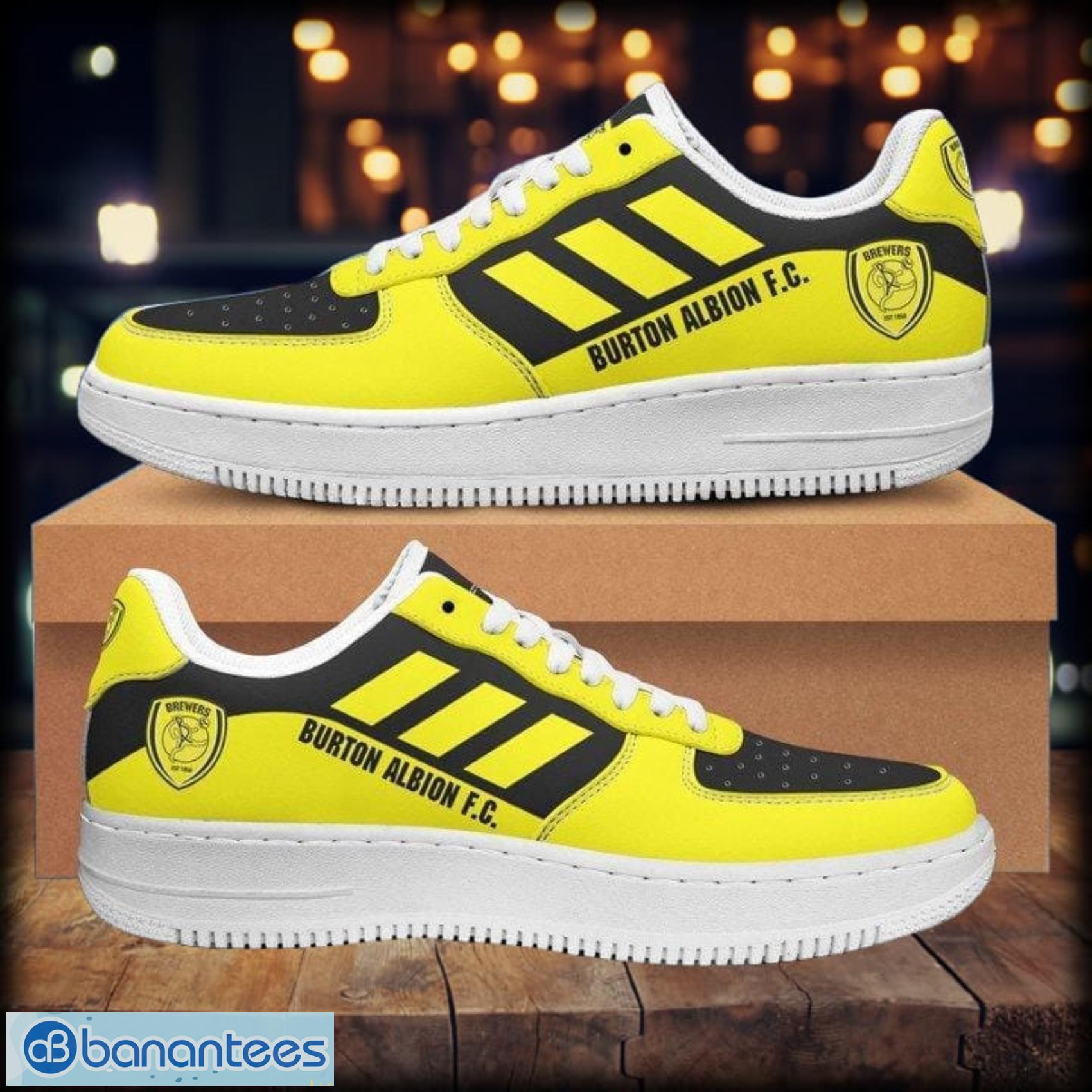 burton albion fc sport shoes air force 1 sneaker for men and women 1 image Burton Albion F.C Sport Shoes Air Force 1 Sneaker For Men And Women Product Photo 2