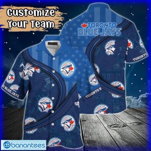 Custom Name or Team Name MLB Toronto Blue Jays Hawaiian Shirt 2024 Product Photo 1