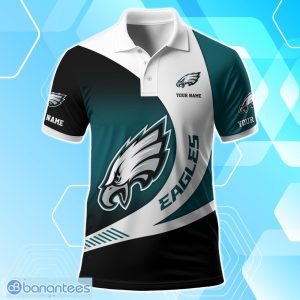 Philadelphia Eagles Polo Shirt Custom Name Sport 3D Clothings For Fans Product Photo 2