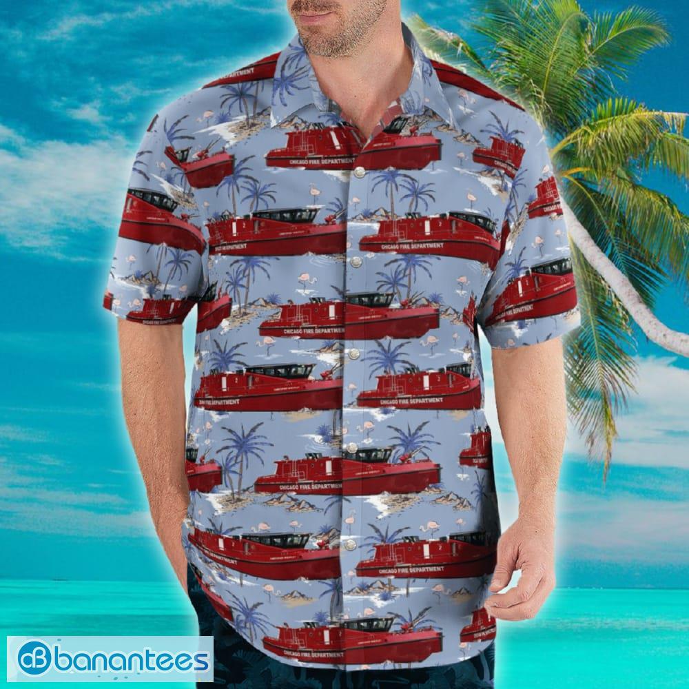 chicago fire department christopher wheatley fireboat hawaiian shirt vintage gift beach 1 image Chicago Fire Department Christopher Wheatley Fireboat Hawaiian Shirt Vintage Gift Beach - Chicago Fire Department Christopher Wheatley Fireboat Hawaiian Shirt_3