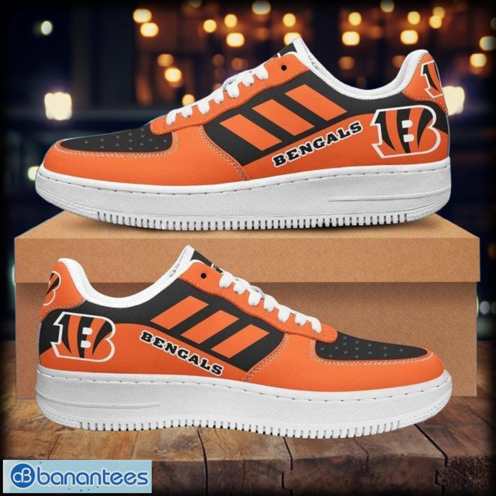 cincinnati bengals sport shoes air force 1 sneaker for men and women 1 image Cincinnati Bengals Sport Shoes Air Force 1 Sneaker For Men And Women Product Photo 2
