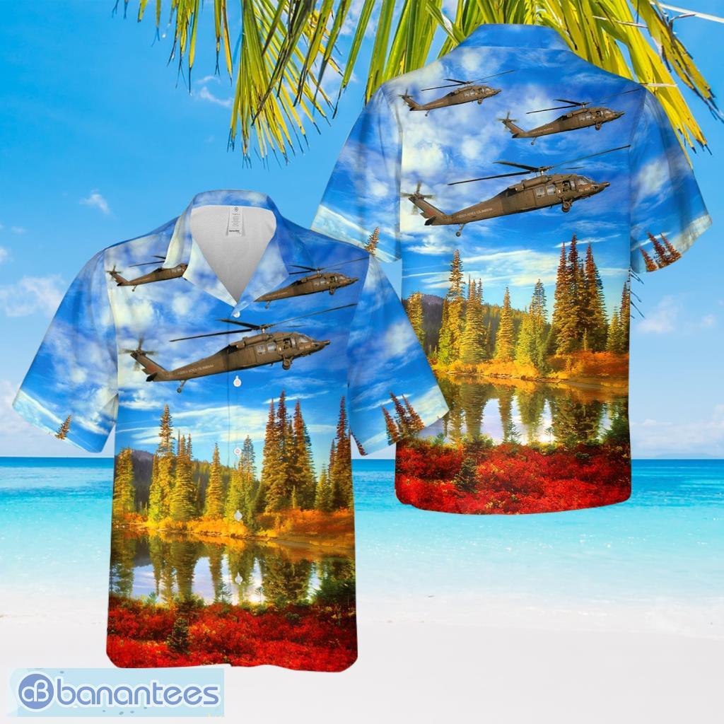 Colombian Air Force Sikorsky Uh-60l Blackhawk Hawaiian Shirt Trend Fashionable Sunny Days Product Photo 1
