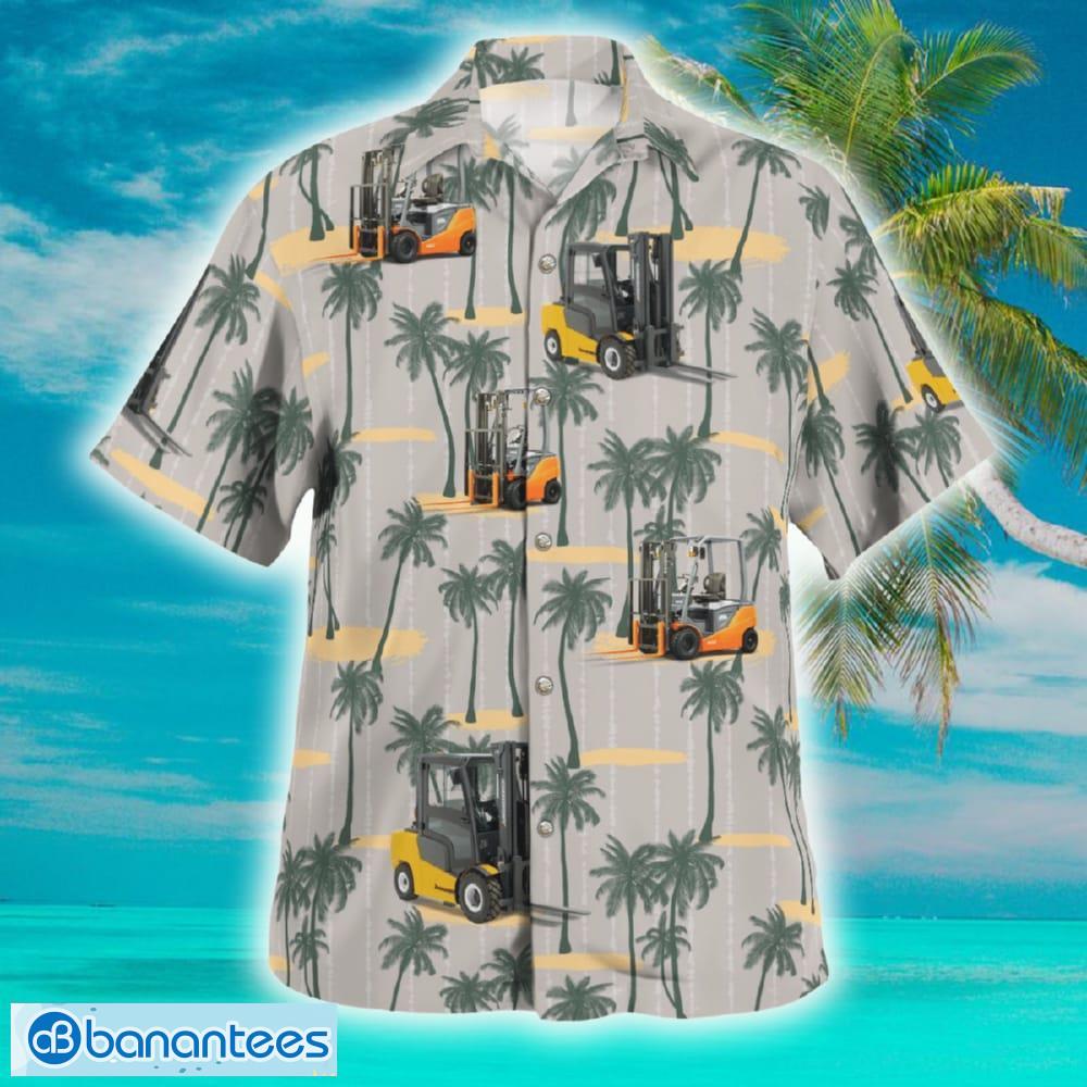 Counterbalance Forklift Hawaiian Shirt Banantees