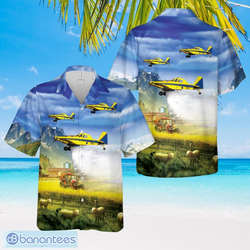 Croatian Air Force Air Tractor At-802f Hawaiian Shirt Trend Fashionable Sunny Days Product Photo 1