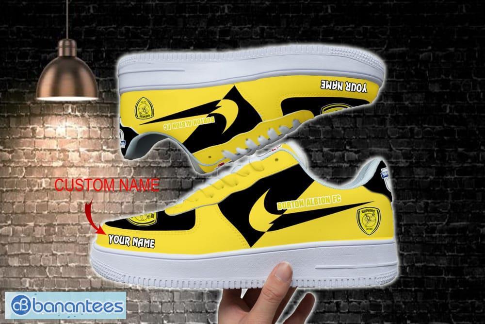 Custom Name Burton Albion FC Air Force 1 Shoes For Men Women Fans