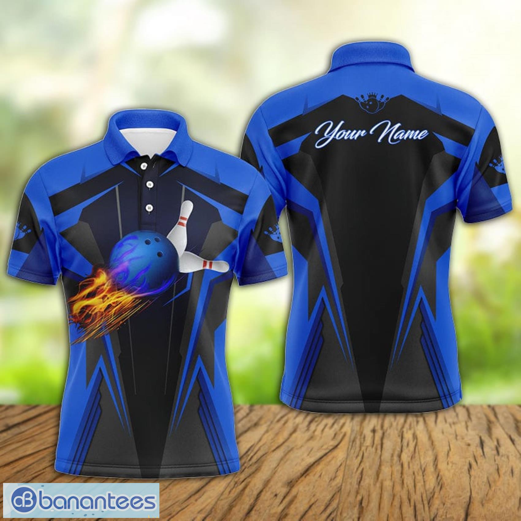 custom name men bowling polo shirt flame bowling ball and pins polo shirt for men and women image Custom Name Men Bowling Polo Shirt Flame Bowling Ball And Pins Polo Shirt For Men And Women Product Photo 1