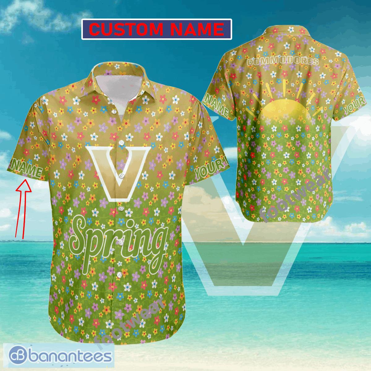 custom name ncaa vanderbilt commodores premium brand aloha hawaiian shirt gift for fans image Custom Name NCAA Vanderbilt Commodores Premium Brand Aloha Hawaiian Shirt Gift For Fans - Custom Name NCAA Vanderbilt Commodores Premium Brand Aloha Hawaiian Shirt Gift For Fans
