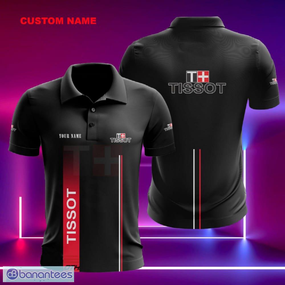 Custom Name Tissot 3D Polo Shirt Golf All Over Print Gift For Men