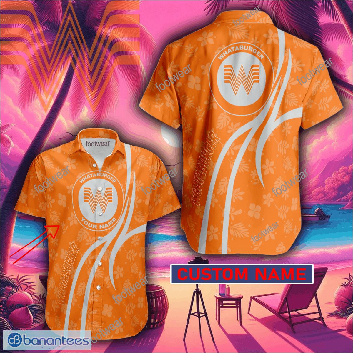 Custom Name WHATABURGER Hawaiian Shirt New Logo Brand For Men Women ...