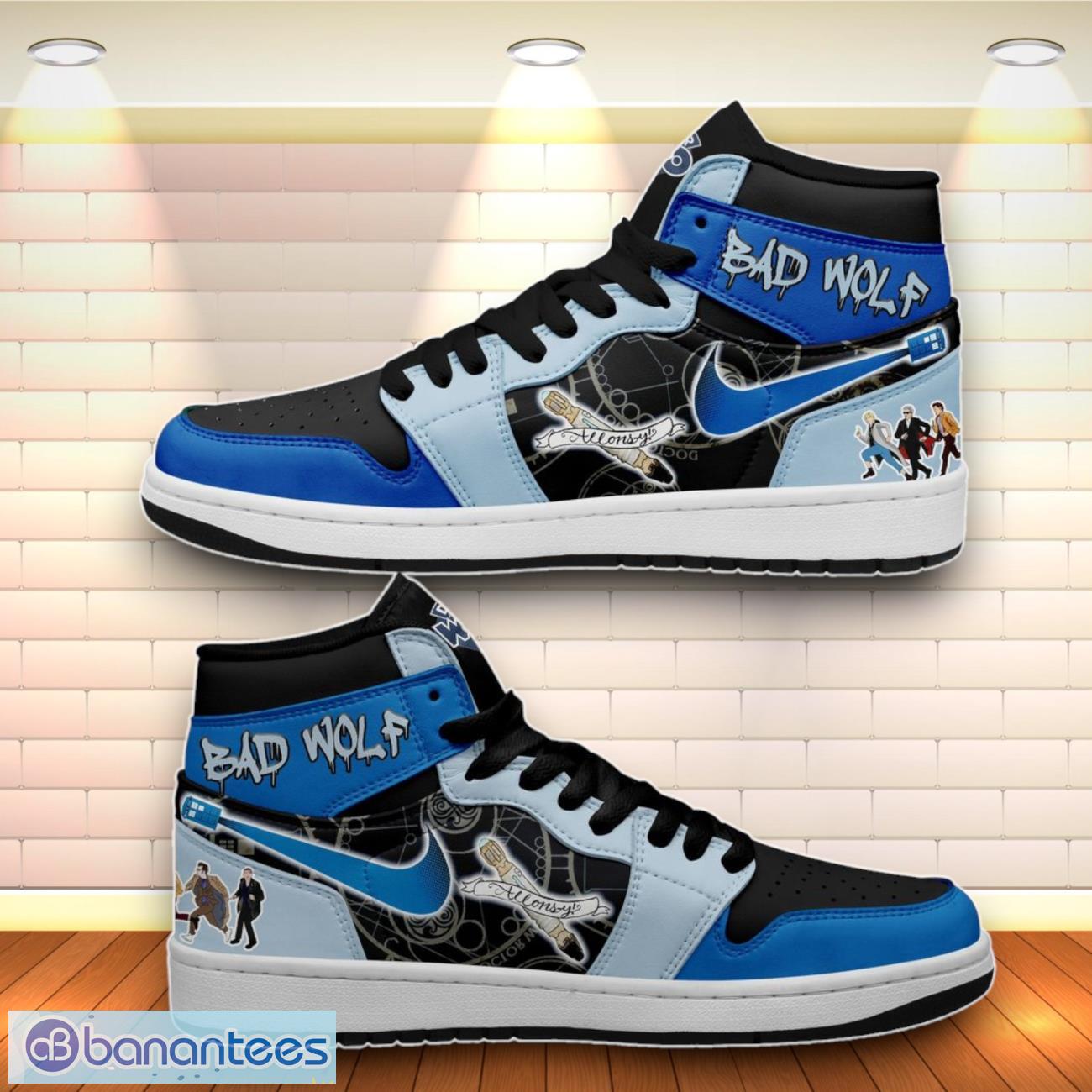 Doctor Who Bad Wolf Air Jordan High Top Shoes Product Photo 1