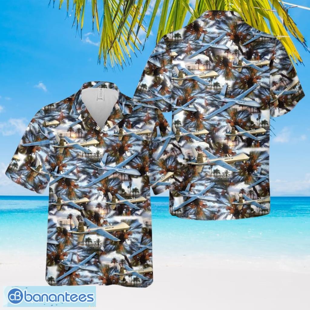 French Air Force Mq-9 Reaper Hawaiian Shirt Trend Fashionable Sunny Days Product Photo 1