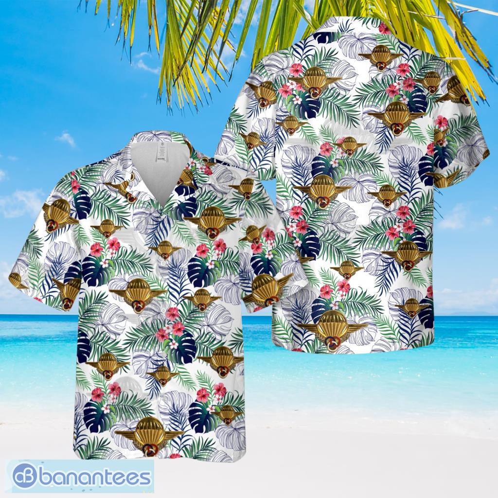 French Armed Forces Paratroovper Moniteur Brevet Hawaiian Shirt Trend Fashionable Sunny Days Product Photo 1