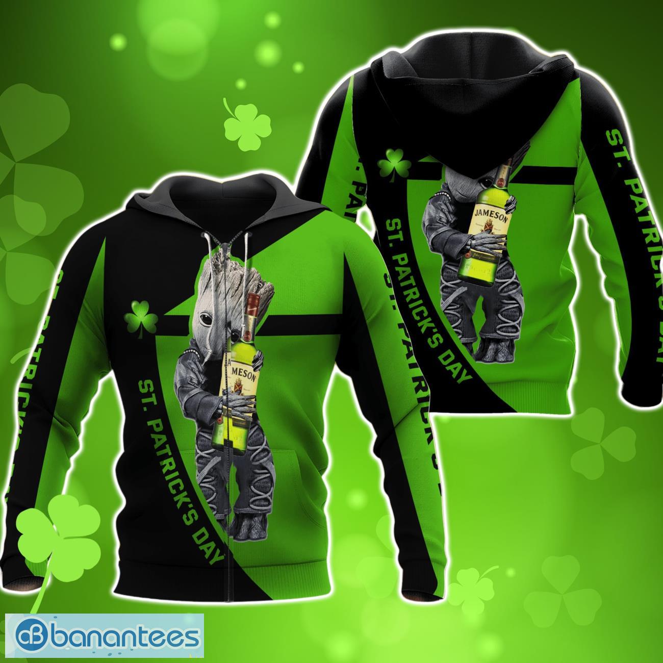 Jameson Irish Whiskey St Patrick Day 3D Hoodies For Men And Women -  Banantees