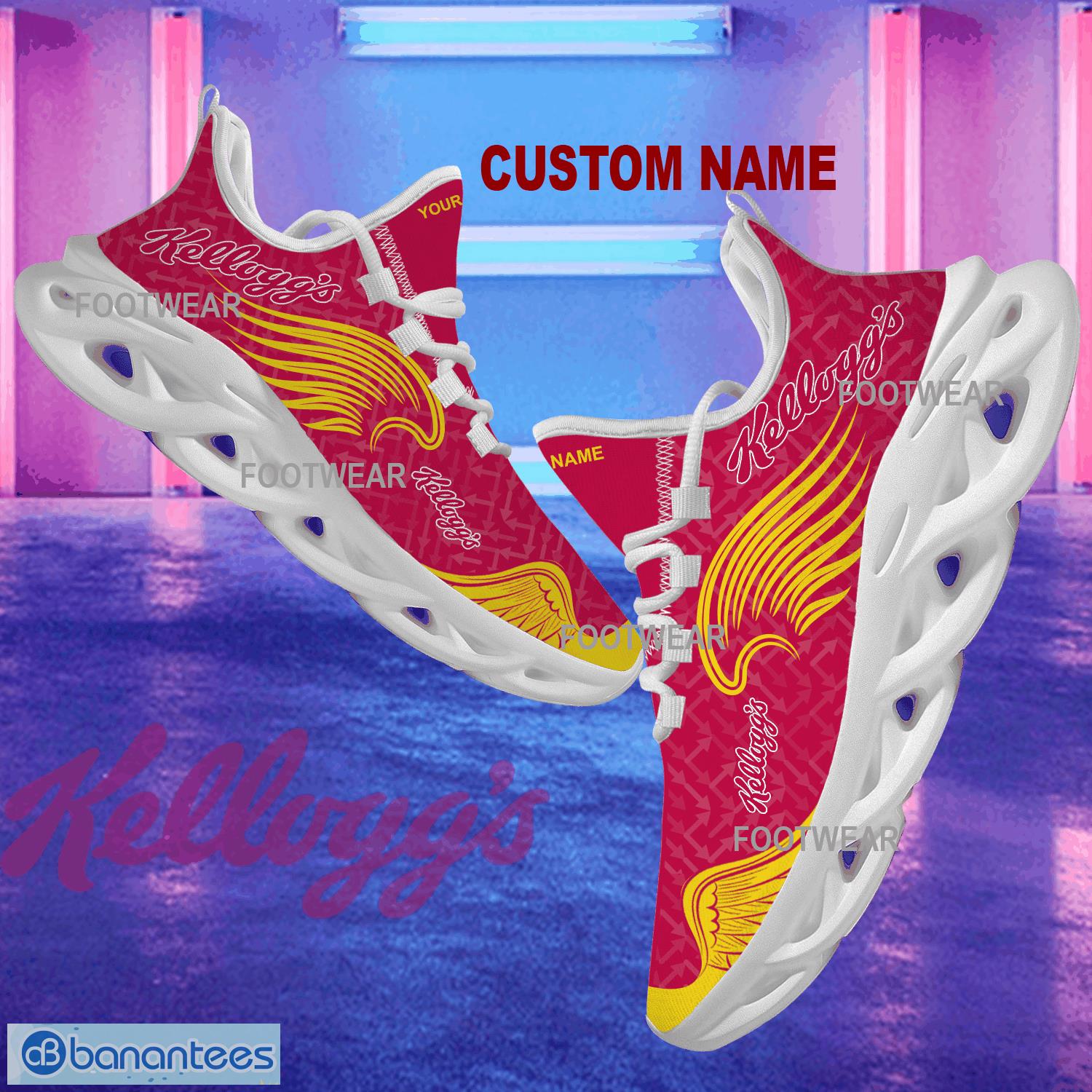 Kellogg’s Brand Logo New Wings Pattern Max Soul Shoes Custom Name Gift Running Sneakers - Kellogg’s Brand Logo New Wings Pattern Max Soul Shoes Custom Name Photo 1