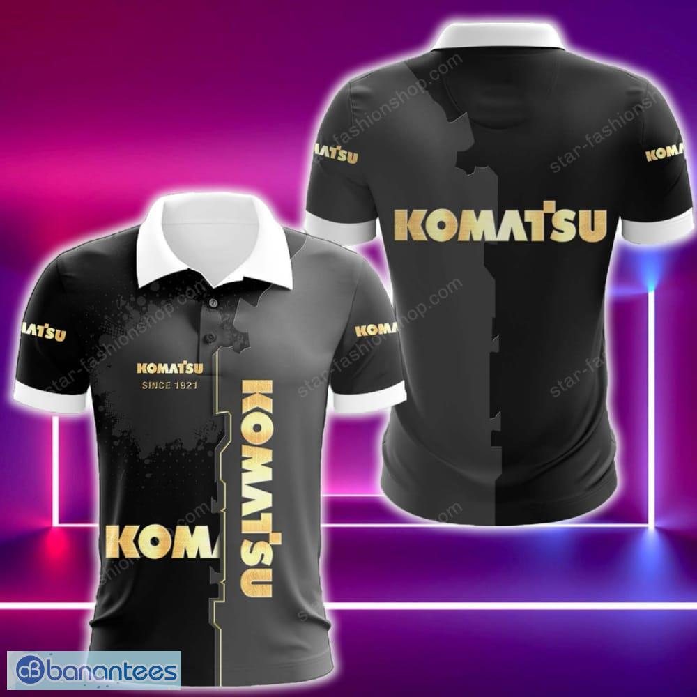Komatsu Car Trendy 3D Polo Shirt Goft For Men Women Gift Fans - Komatsu Car Trendy 3D Polo Shirt Goft For Men Women Gift Fans
