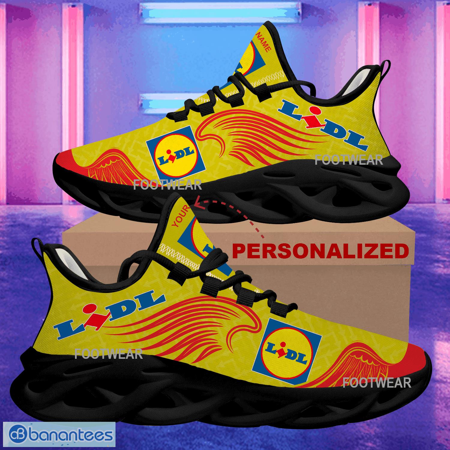 lidl brand logo new wings pattern max soul shoes custom name gift running sneakers 1 image Lidl Brand Logo New Wings Pattern Max Soul Shoes Custom Name Gift Running Sneakers - lidl Brand Logo New Wings Pattern Max Soul Shoes Custom Name Photo 2