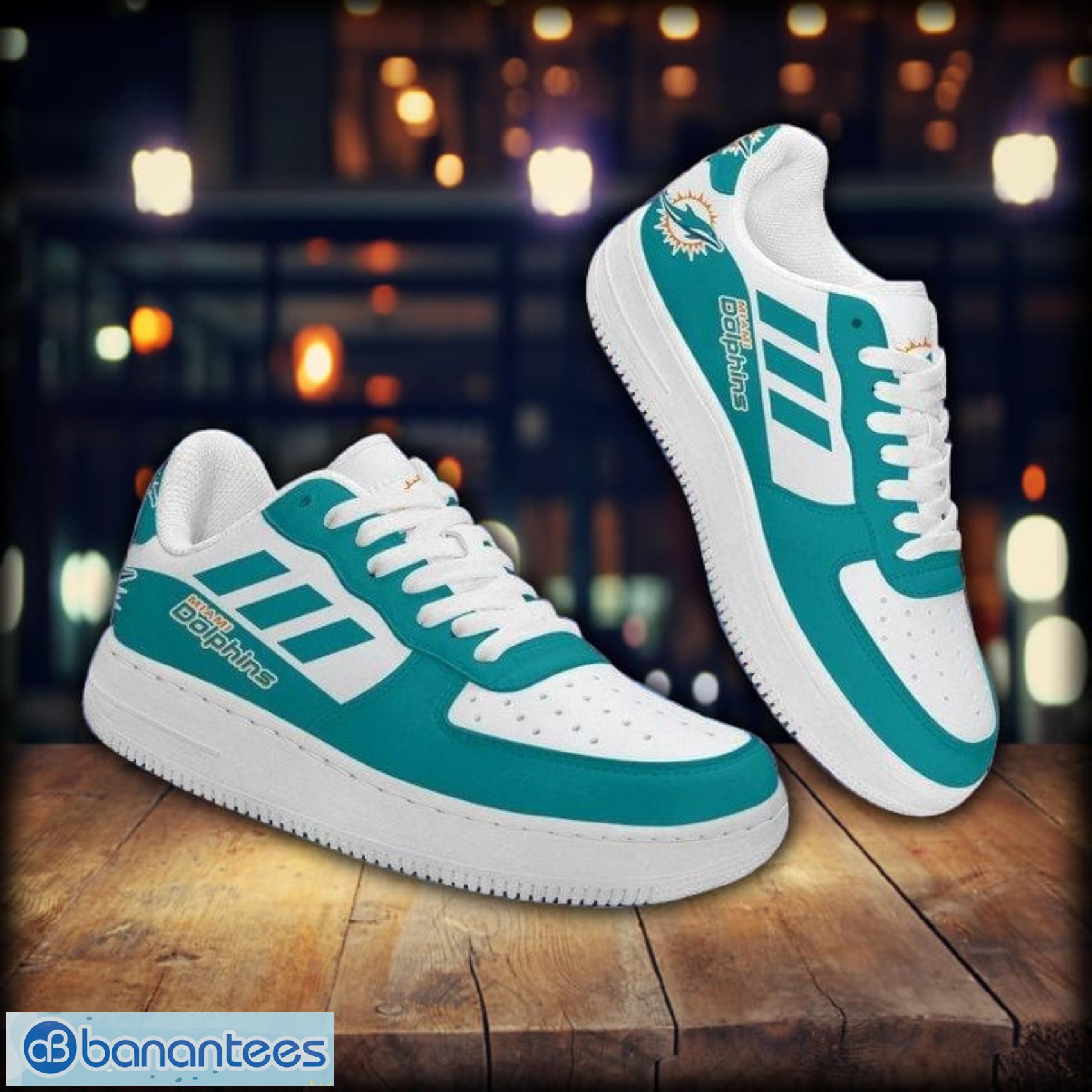 miami dolphins sport shoes air force 1 sneaker for men and women image Miami Dolphins Sport Shoes Air Force 1 Sneaker For Men And Women Product Photo 1