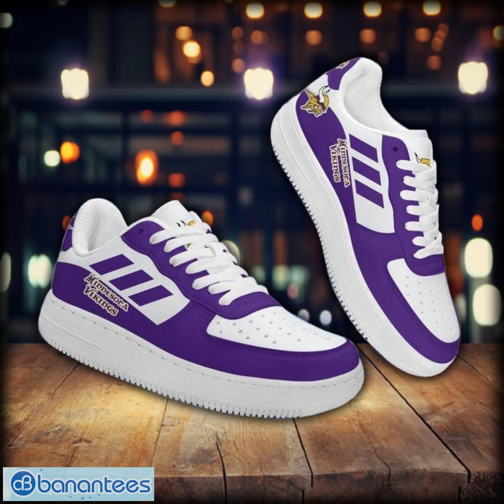 minnesota vikings sport shoes air force 1 sneaker for men and women image Minnesota Vikings Sport Shoes Air Force 1 Sneaker For Men And Women Product Photo 1