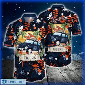 MLB Detroit Tigers Hawaiian Shirt Car And Summer Heatwave Shirt For Fans Product Photo 1