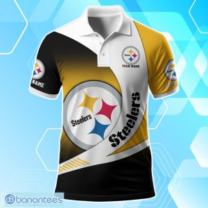 Pittsburgh Steelers Polo Shirt Custom Name Sport 3D Clothings For Fans Product Photo 2