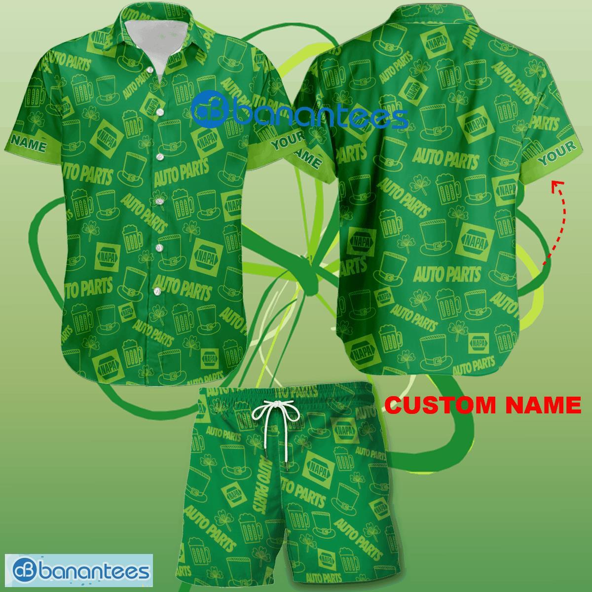 napa auto parts hawaiian shirt and short set stpatrick day holidays custom name image NAPA AUTO PARTS Hawaiian Shirt And Short Set St.Patrick Day Holidays Custom Name - NAPA AUTO PARTS Hawaiian Shirt And Short Set St.Patrick Day Holidays Custom Name