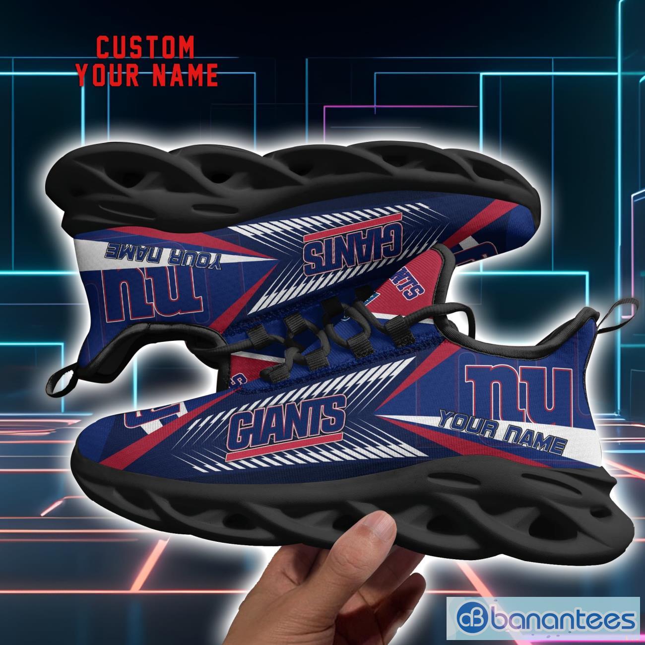 New York Giants NFL Personalized Shoes Max Soul Sneakers New Sport Gift Product Photo 1