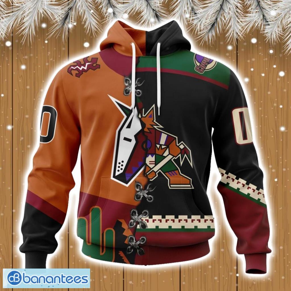 Nhl Arizona Coyotes Home Mix Reverse Retro Personalized Hoodie 3D