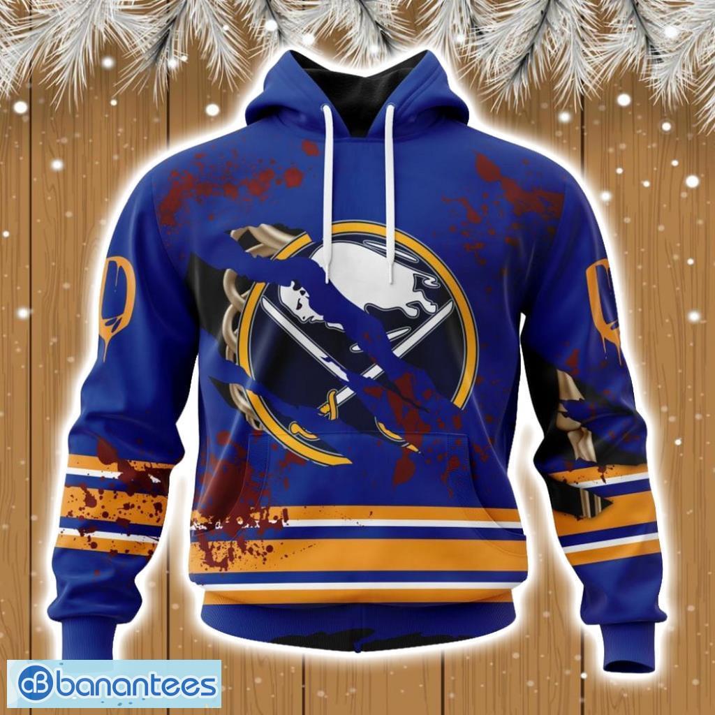 Nhl Buffalo Sabres Specialized Design Jersey With Your Ribs For Halloween Hoodie 3D All Over Print Product Photo 1