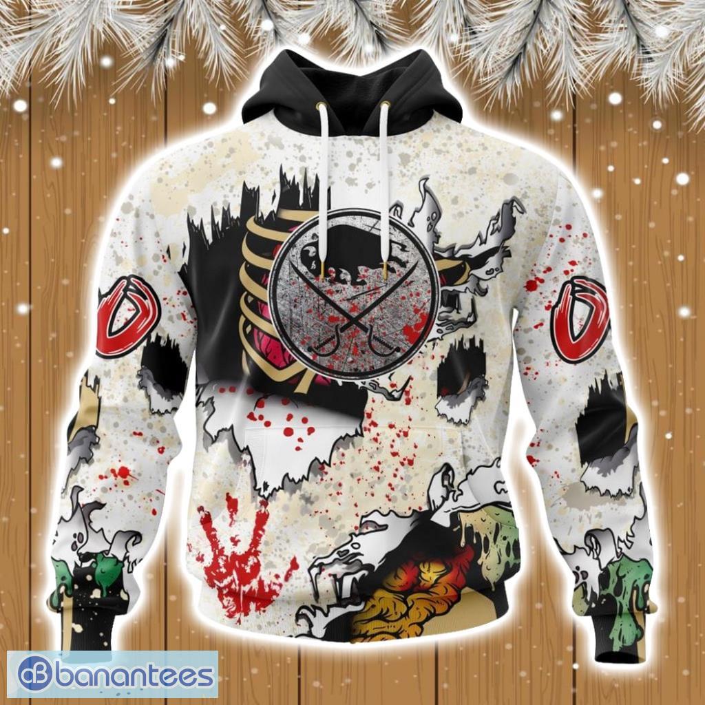 Nhl Buffalo Sabres Zombie Style For Halloween Hoodie 3D All Over Print Product Photo 1