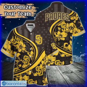 Custom Name or Team Name MLB San Diego Padres Hawaiian Shirt 2024 Product Photo 1