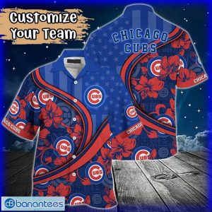 Custom Name or Team Name MLB Chicago Cubs Hawaiian Shirt 2024 Product Photo 1