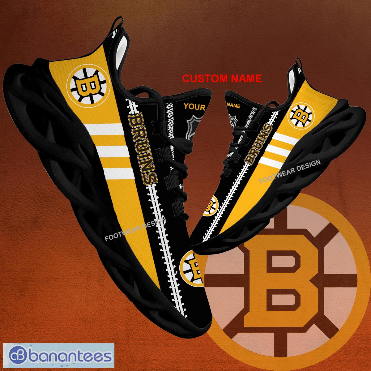 Personalized NHL Boston Bruins Logo New Chunky Shoes Gift For Men Women Running Sports Sneakers - NHL Boston Bruins Logo New Chunky Shoes Photo 1
