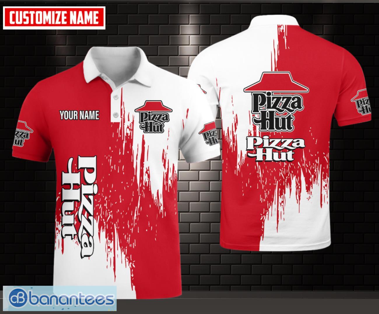 pizza hut polo shirt pizza hut lover gift custom name image Pizza Hut Polo Shirt Pizza Hut Lover Gift Custom Name Product Photo 1