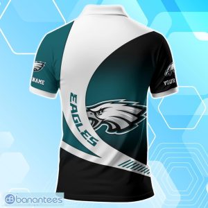 Philadelphia Eagles Polo Shirt Custom Name Sport 3D Clothings For Fans Product Photo 3